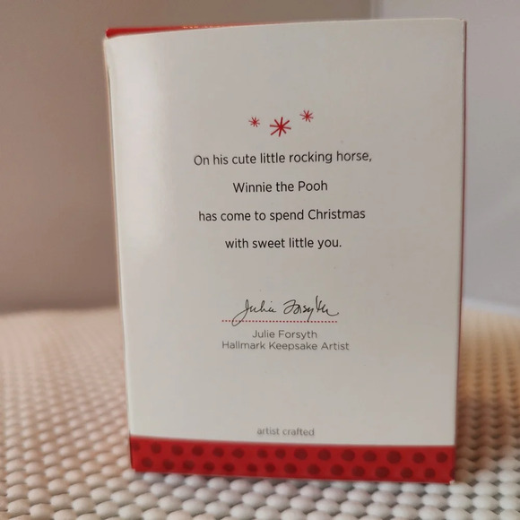 Hallmark Keepsake Christmas Ornament Winnie the Pooh Baby's First Christmas 2013 - Picture 3 of 3